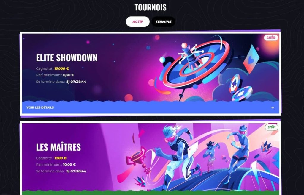 Lunubet Casino tournoi